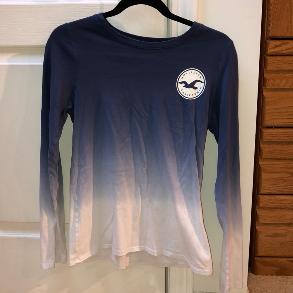 Hollister Long Sleeve Ombré Tee